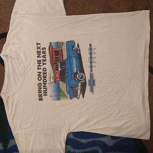 Chevy 100-year anniversary t-shirt torn tag size XL